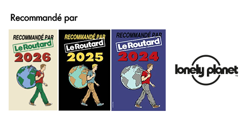 Recommandé par Le Guide du Routard 2024, 2025 & 2026 et Lonely Planet